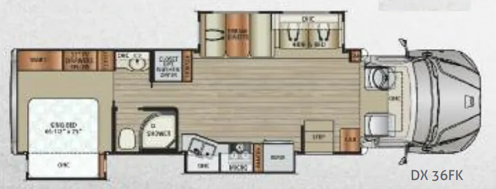 Dynamax Corp DX3 36FK floor plan