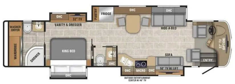 Entegra Coach Insignia 40B2 floor plan