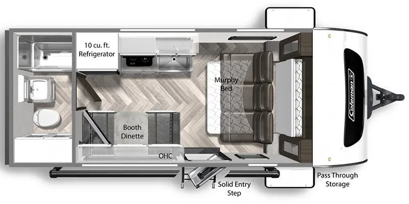 Dutchmen Coleman Rubicon 1648RB floor plan