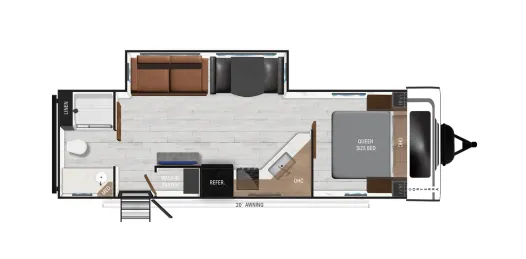 Heartland Corterra 26.3 RB floor plan
