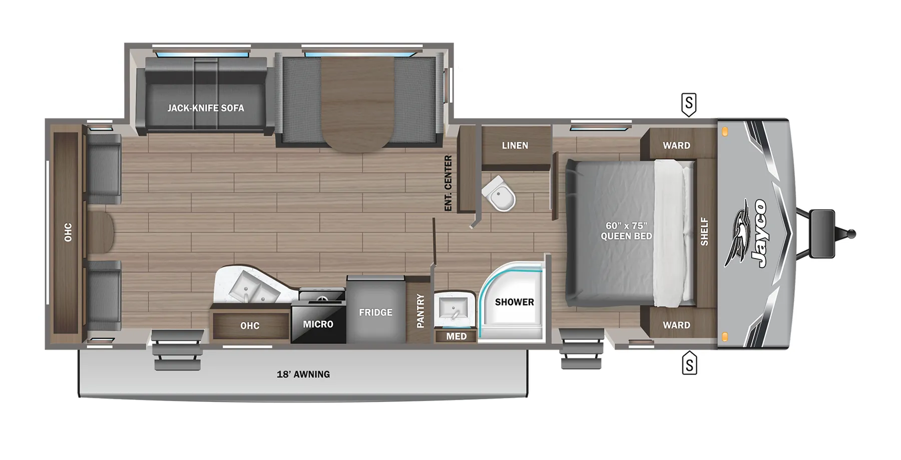 Jayco Jay Flight 265RLSW floor plan