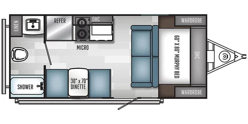 Palomino Real-Lite Mini 184 floor plan