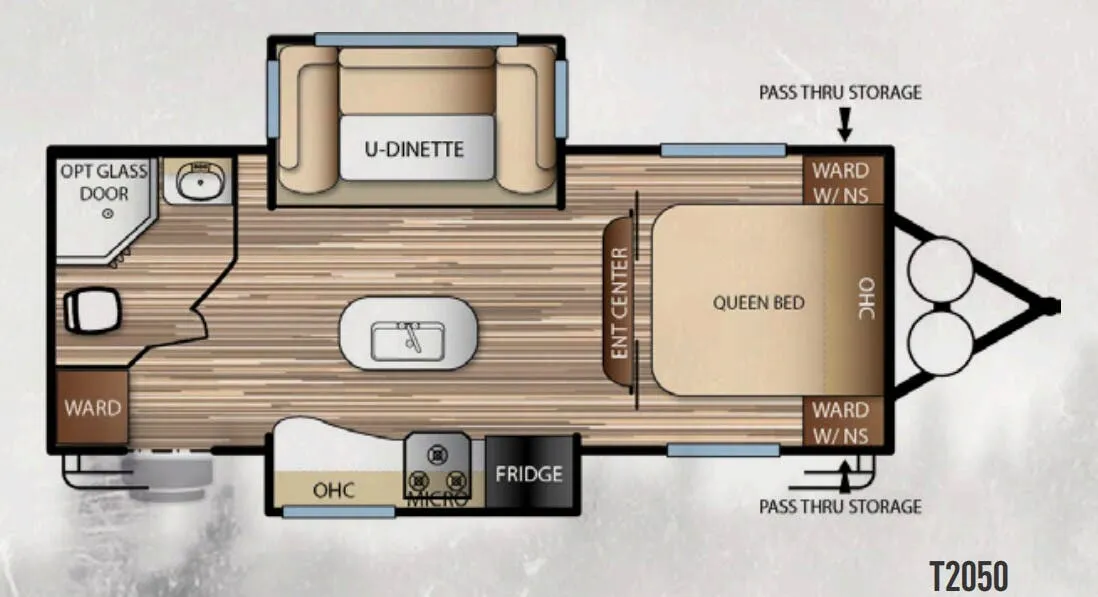 Forest River EVO 2050 floor plan