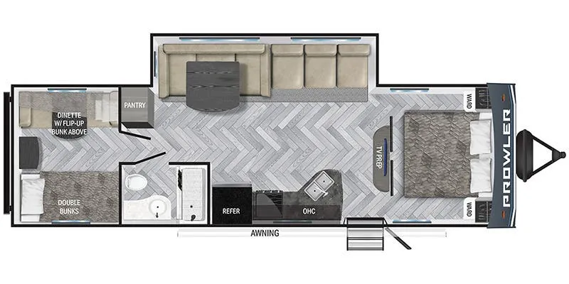 Heartland Prowler 300SBH floor plan