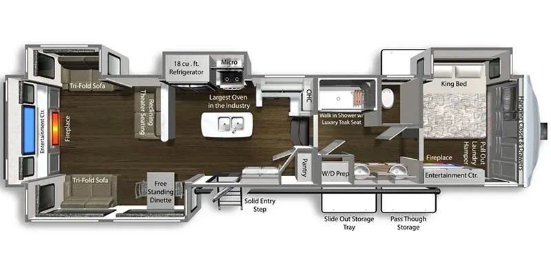 Dutchmen Yukon 410RD floor plan