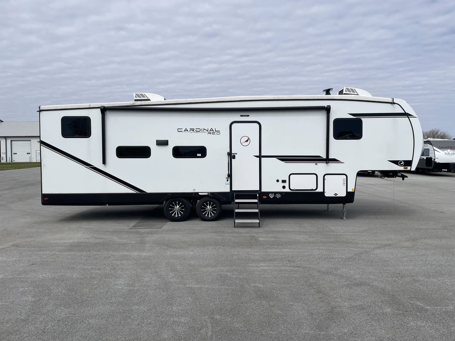 2023 Forest River Cardinal Red 28BH — campside