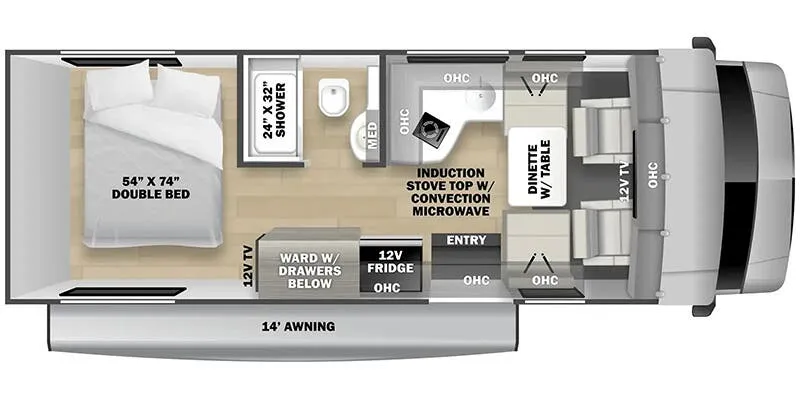 Forest River Forester TS TS2381 floor plan