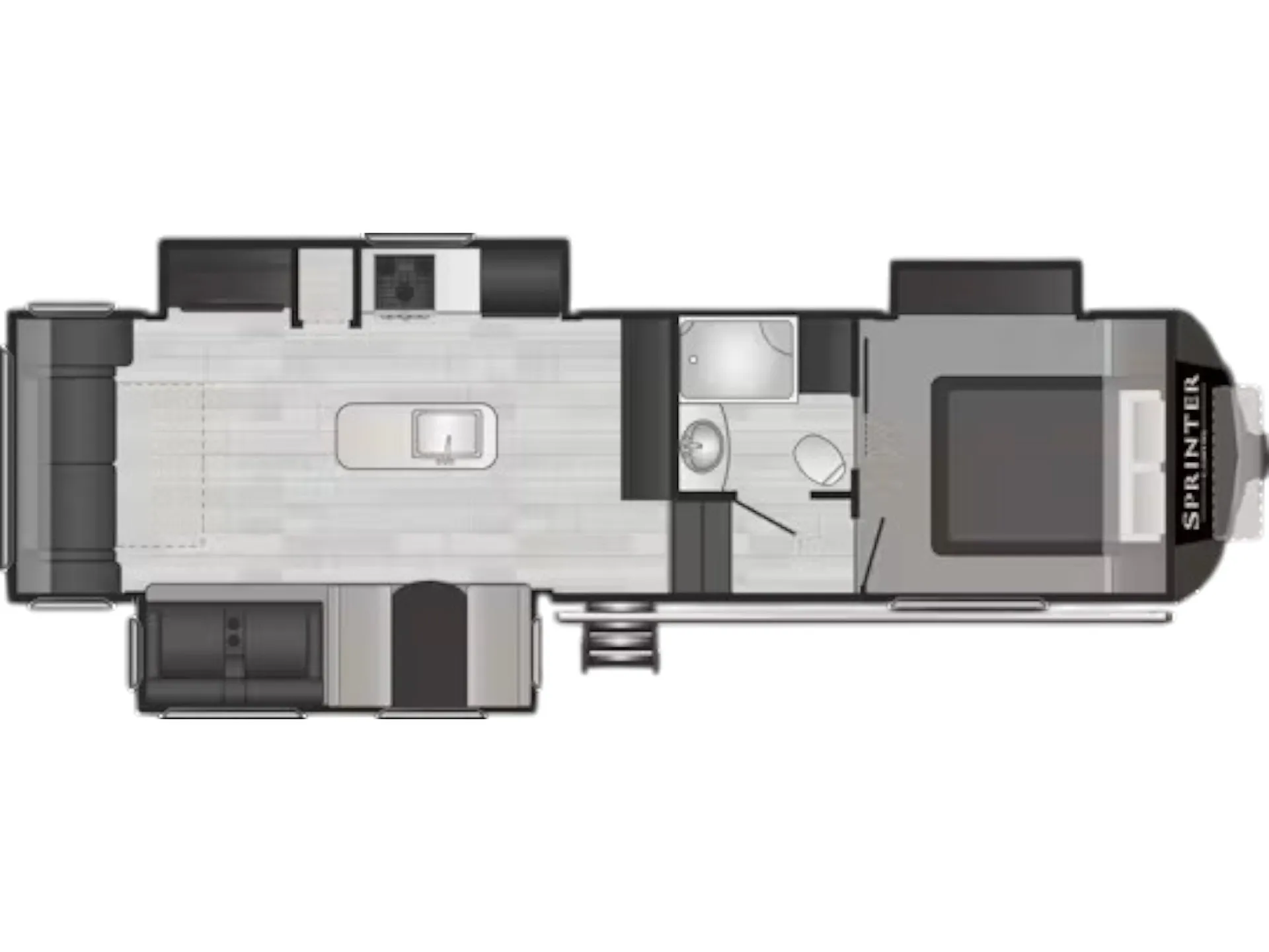 Keystone Sprinter 30RL floor plan