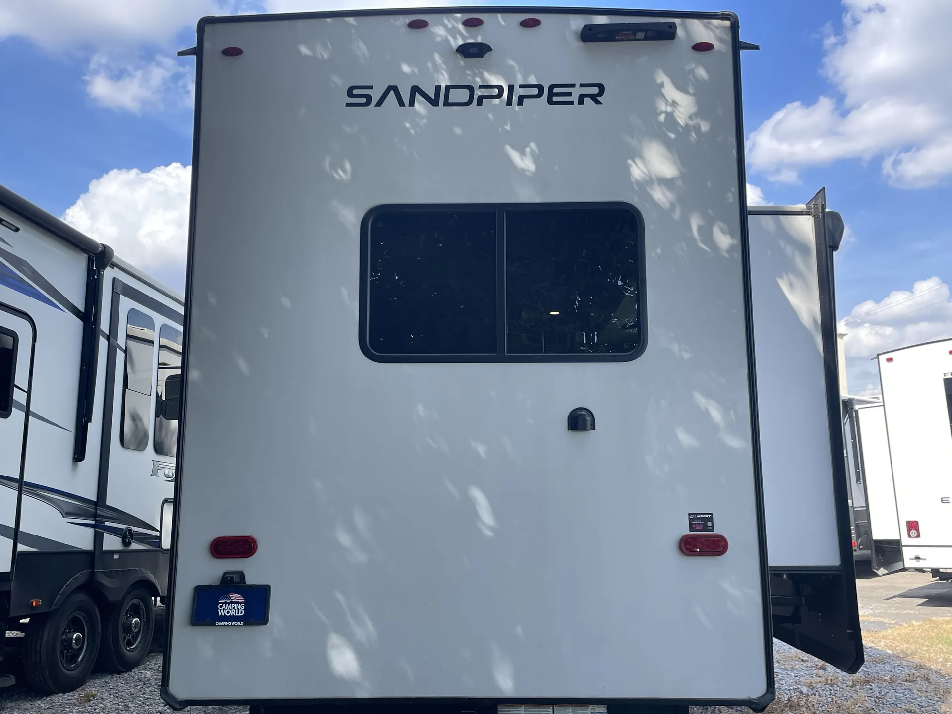 2024 Forest River Sandpiper 3800RK — backside