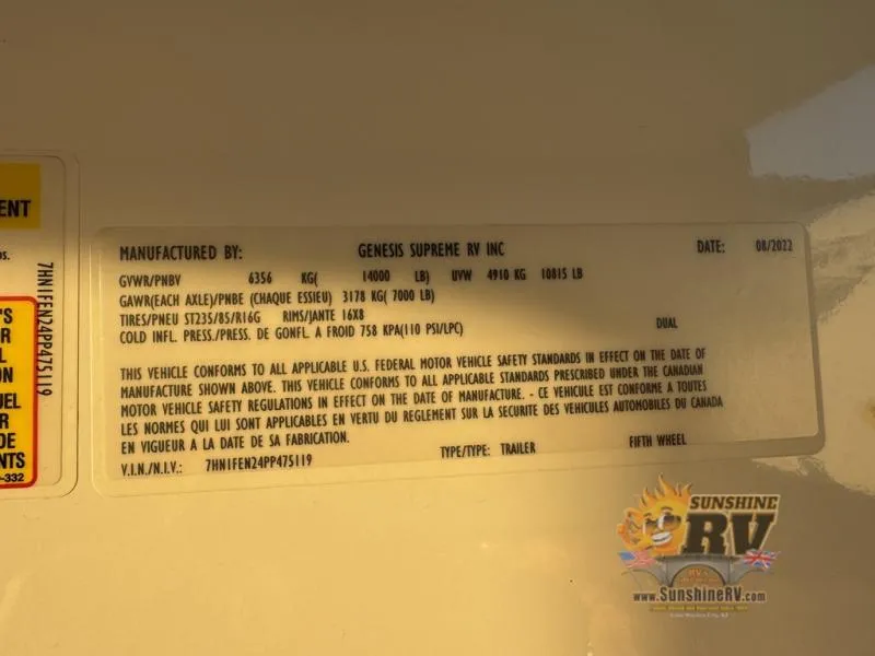 2023 Genesis Supreme Sandsport 2814SIKS - Photo 4