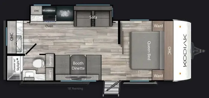 2026 Dutchmen Kodiak 226MLSL - Floor plan