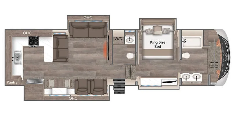 DRV Mobile Suites MS 41RKDB floor plan