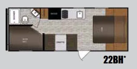 Prime Time Avenger LT 22BH floor plan