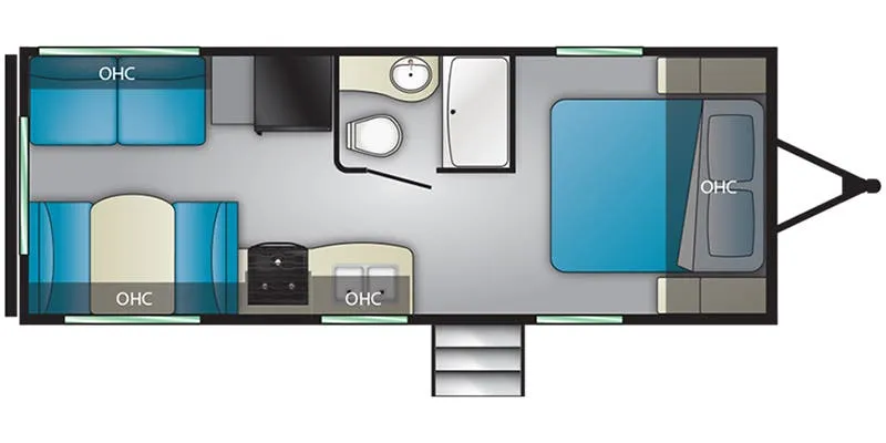 2022 Heartland Pioneer PI RD 210 - Floor plan