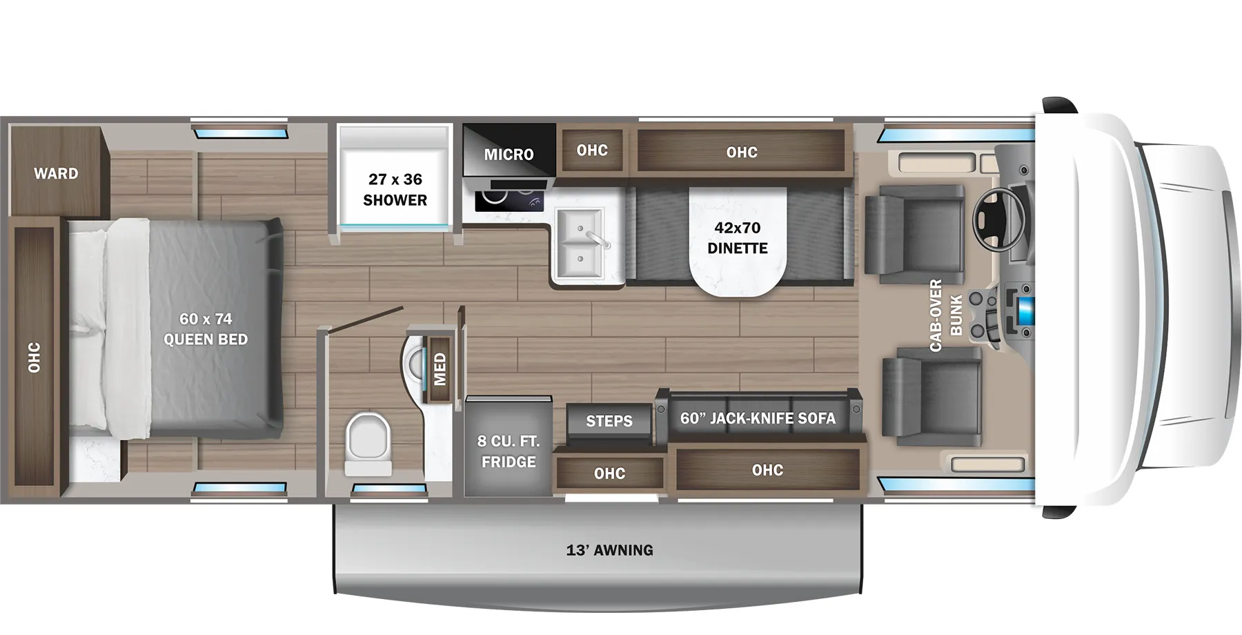 Jayco Redhawk SE 27NF floor plan