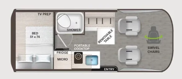 Thor Motor Coach Palladium 1920 floor plan