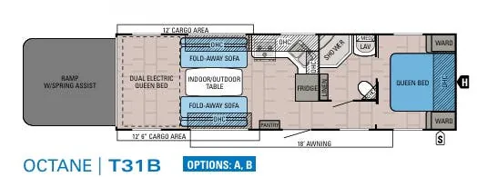 Jayco Octane T31B floor plan