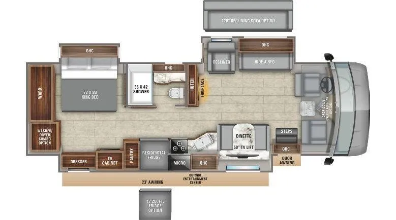 Entegra Coach Emblem 36H floor plan