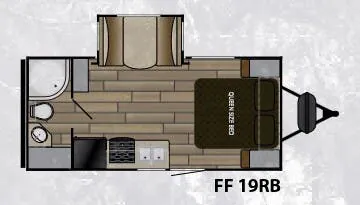 Cruiser RV Fun Finder 19 RB floor plan