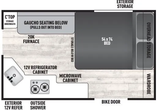 Forest River Viking 12.0TD MAX floor plan