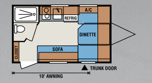 K-Z Spree Escape E14RB floor plan