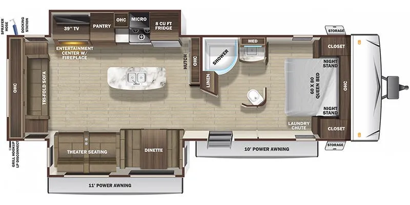 Highland Ridge Mesa Ridge Lite MR2910RL floor plan