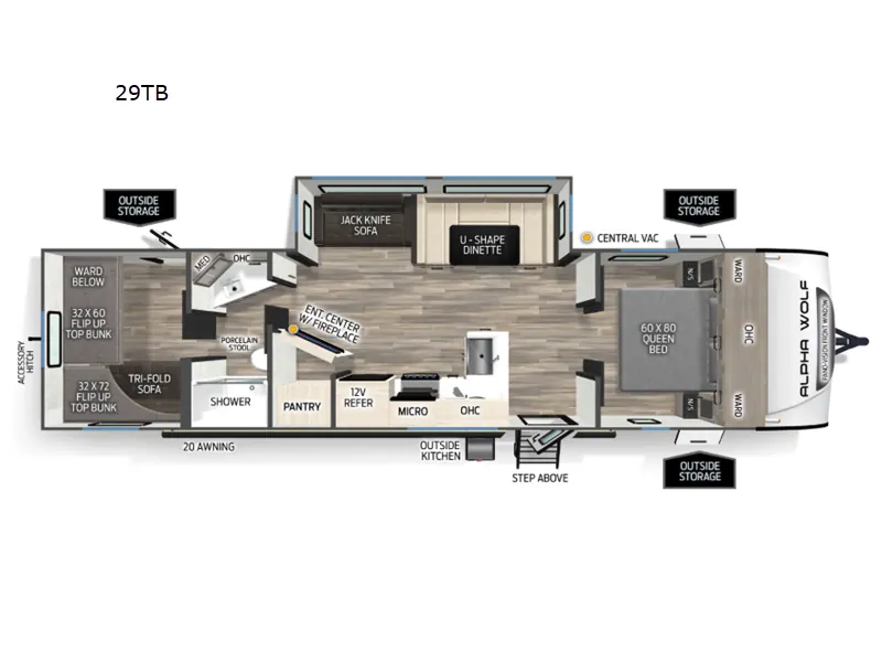2026 Forest River Cherokee Alpha Wolf 29TB, Photos photo 2