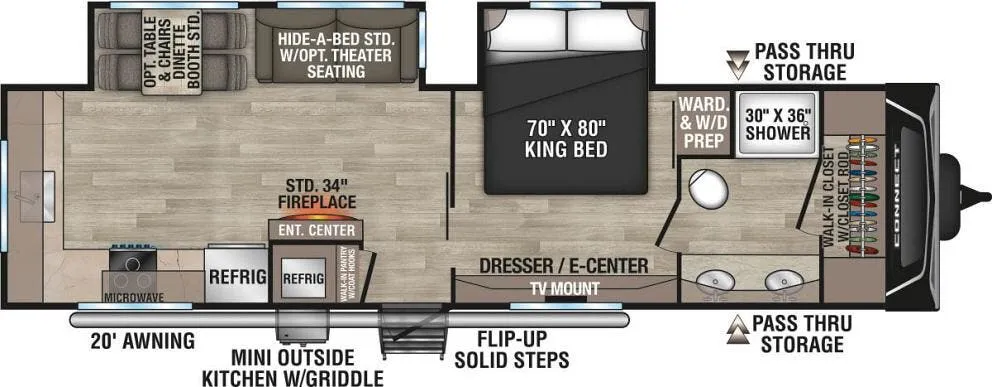 K-Z Connect C302FBK floor plan