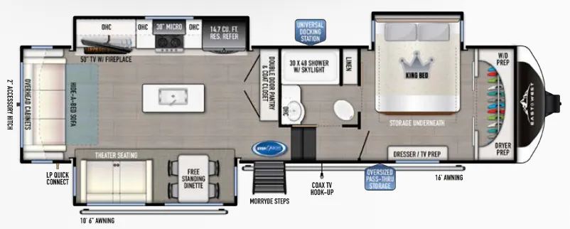 East to West Tandara 320RL floor plan
