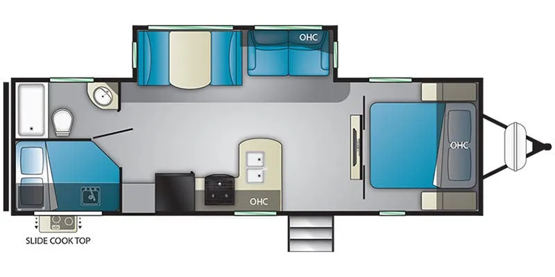 Heartland Mallard M26 floor plan