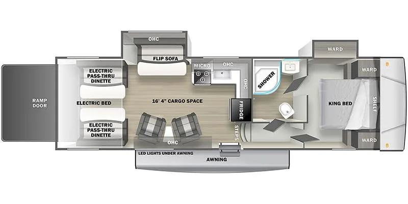 2022 Forest River Stealth SA2816G - Floor plan