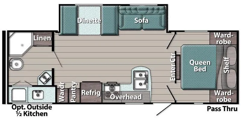 Gulf Stream Innsbruck 257RB floor plan