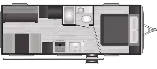 Keystone Springdale 222RDWE floor plan