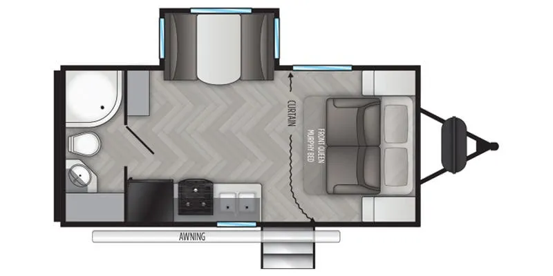 Cruiser RV Shadow Cruiser SC193MBS floor plan
