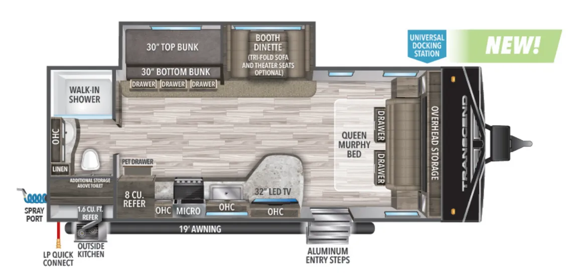 Grand Design Transcend Xplor 235BH floor plan