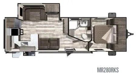 Highland Ridge Mesa Ridge Limited MR280RKS floor plan
