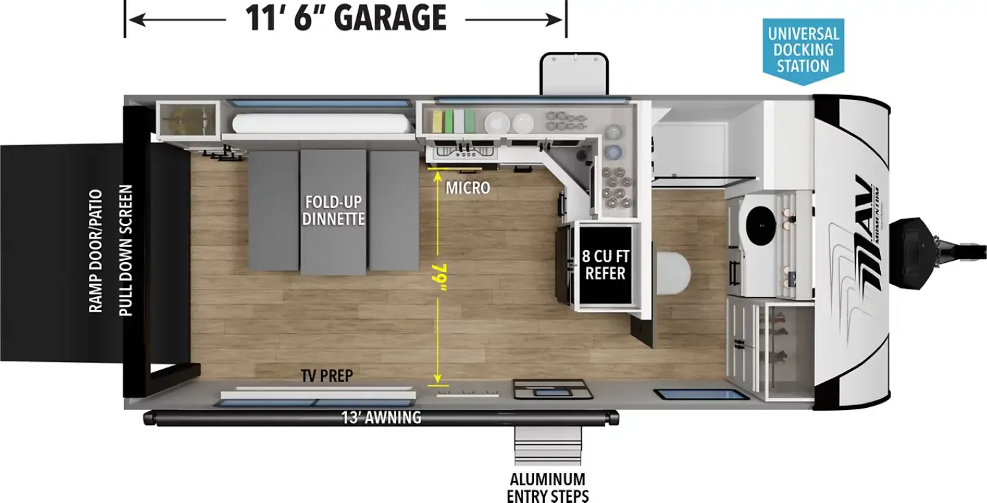 Grand Design Momentum MAV 17MAV floor plan