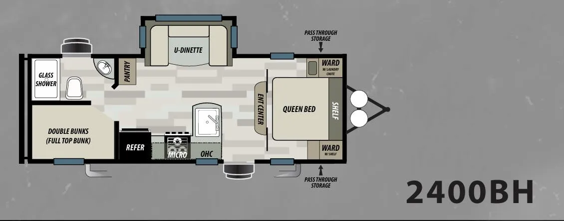 Forest River Sonoma 2400BH floor plan