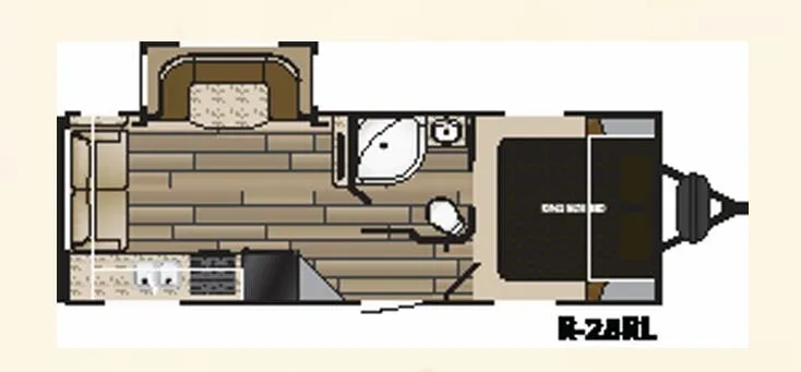 Cruiser RV Radiance 28RL floor plan