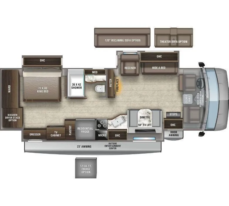 Entegra Coach Emblem 36H floor plan