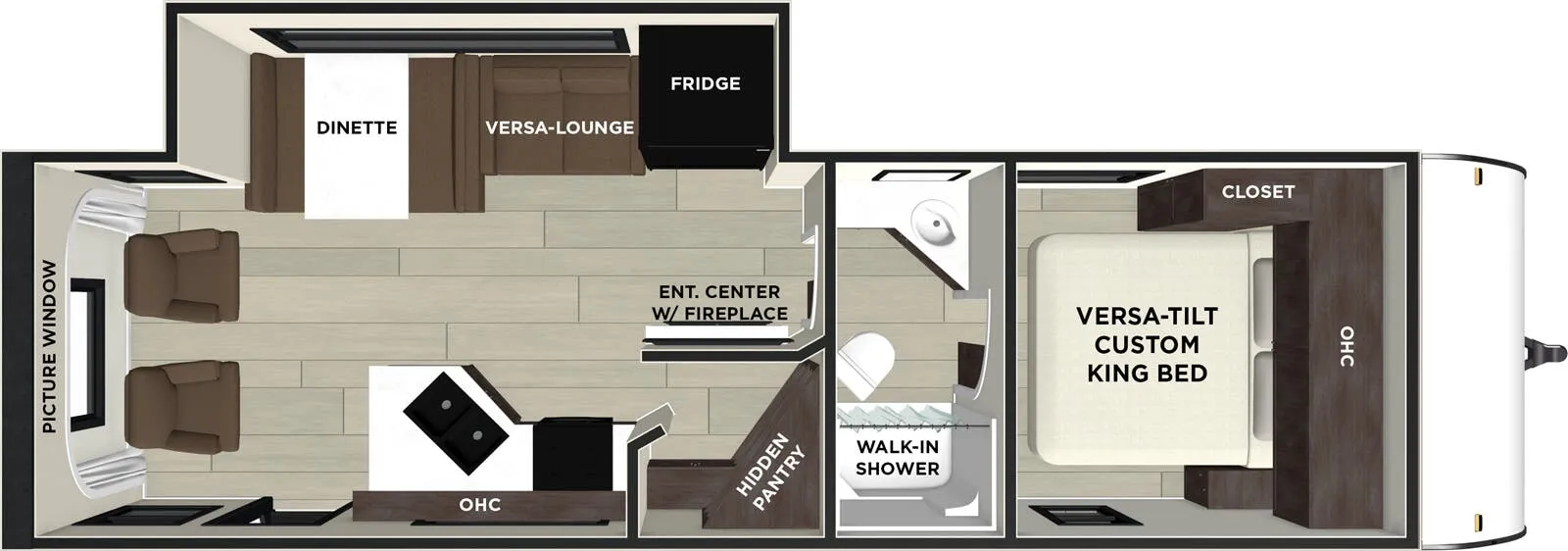 2026 Forest River Salem Cruise Lite 23ZEN - Floor plan