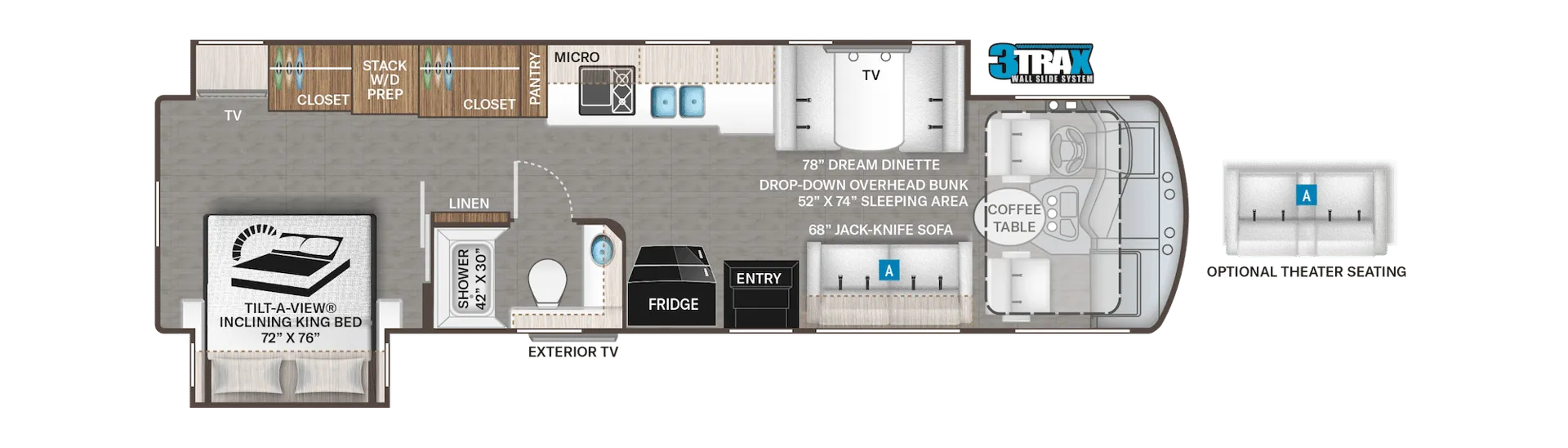 Thor Motor Coach Challenger 36FA floor plan