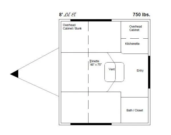 Taylor Coach Lil El BASE floor plan