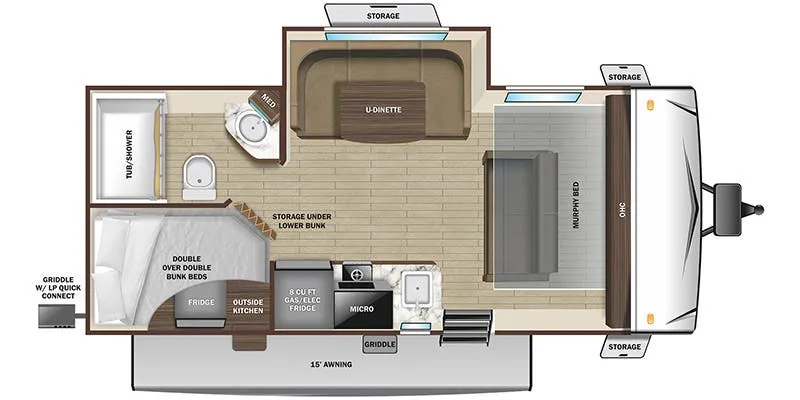 Highland Ridge Range Lite Air 19MBH floor plan