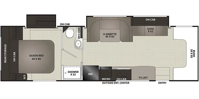 Coachmen Cross Trail XL 33XG floor plan