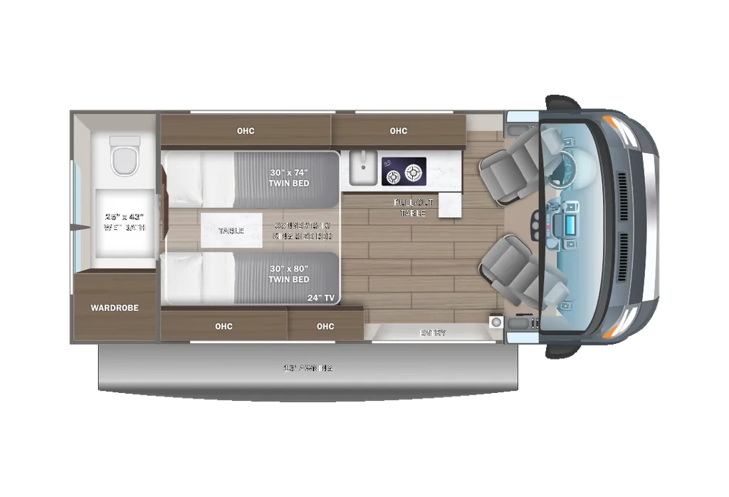 2026 Entegra Coach Ethos 20T floor plan