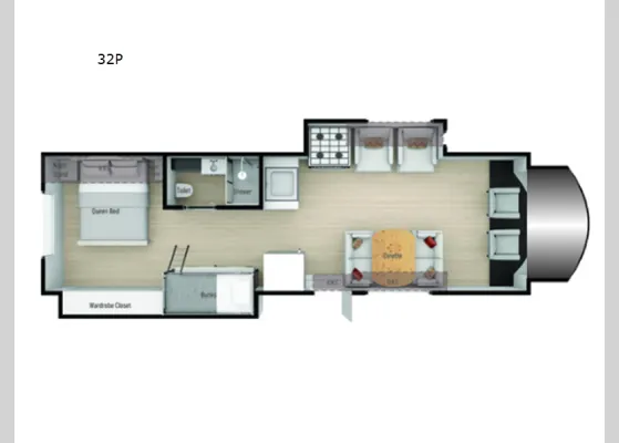2023 NeXus RV Phantom 32P floor plan