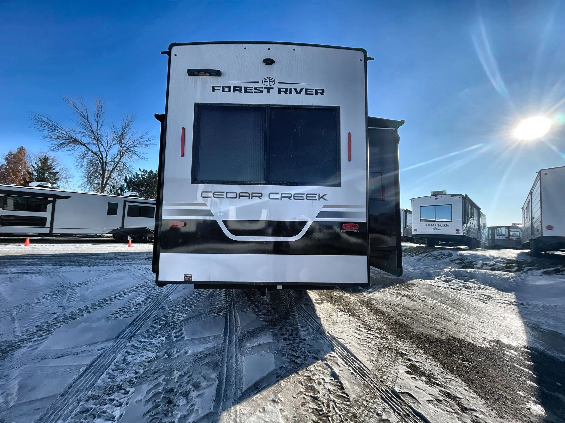 2026 Forest River Cedar Creek 383FB — backside