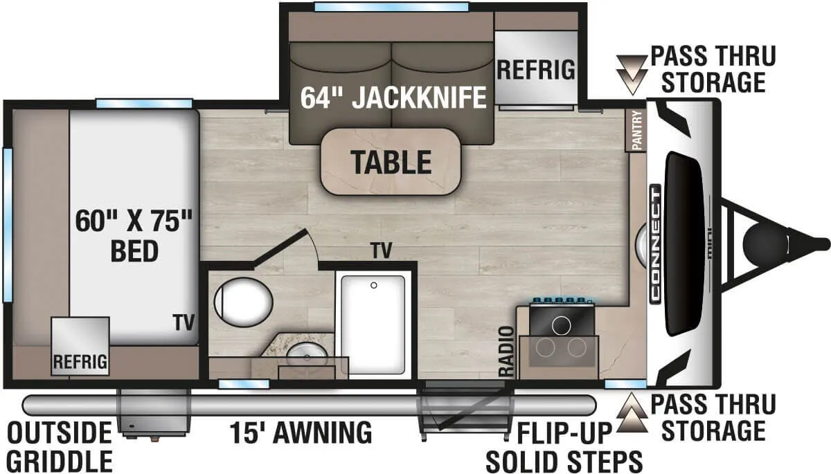 K-Z Connect Mini CM181FKK floor plan