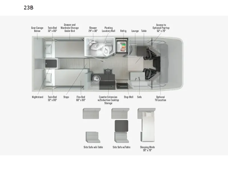 2027 Winnebago EKKO 23B - Photo 3